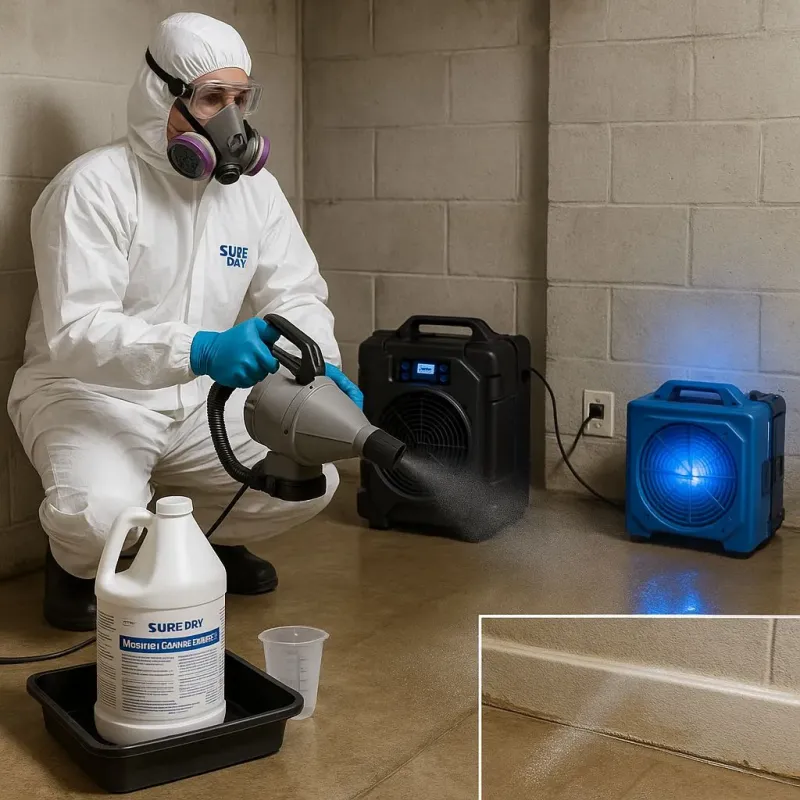 Sanitization and Odor Removal process in Keystone, FL